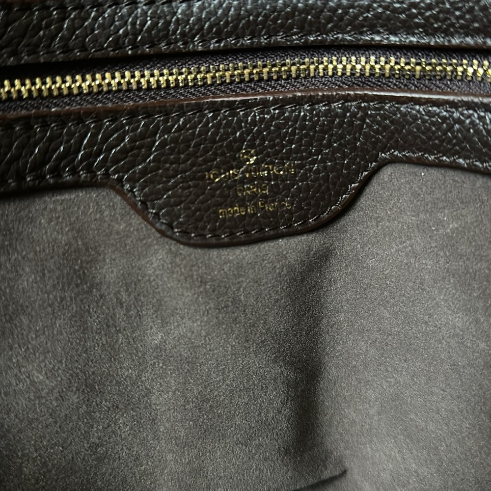Large Faux leather logo tote bag - Picture 5 of 6